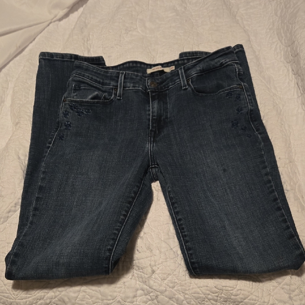 Levi's Women's Skinny Jeans - Dark Blue Wash